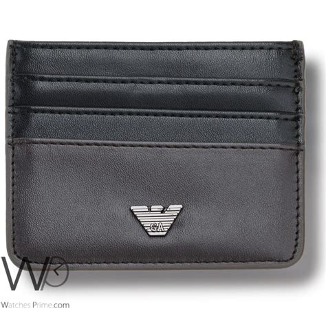 armani card holder men's.